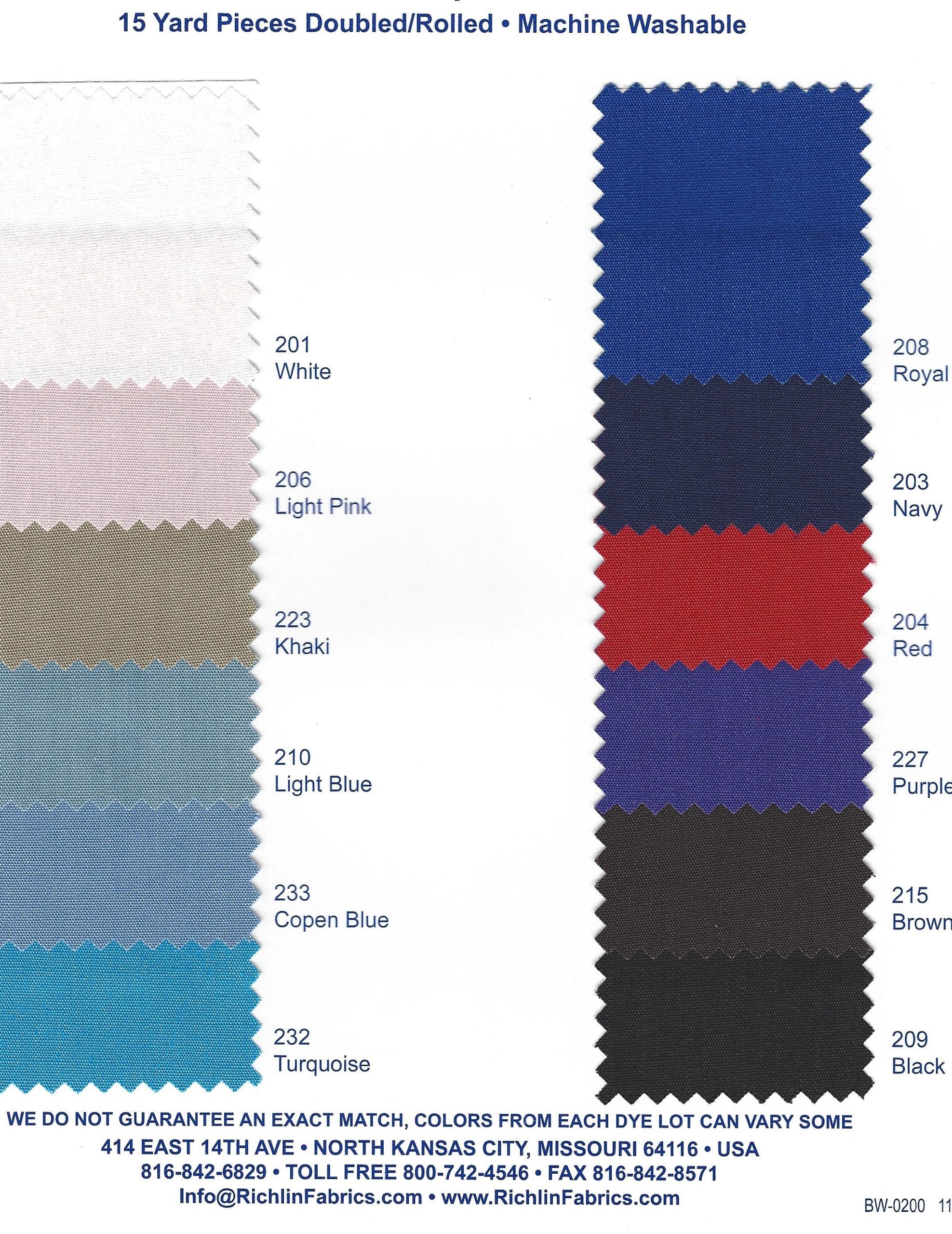 Night Shift Poplin™ Poly/Cotton - Richlin Fabrics