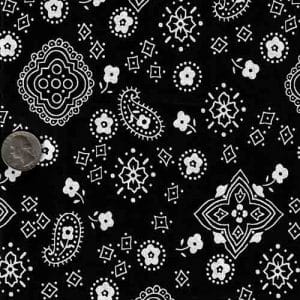 45" Cotton Bandana Print