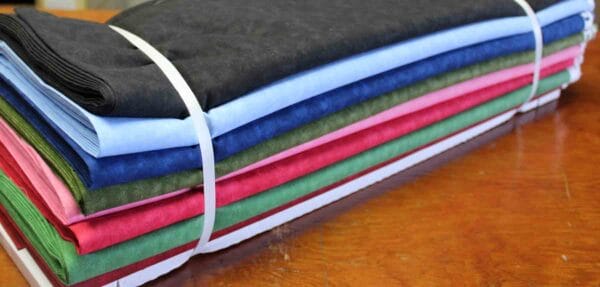 Flat Fold Bundle: 45" Cotton Marbleized Print