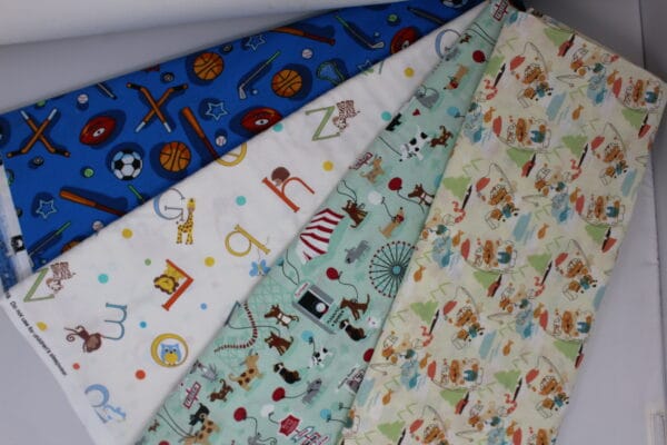 Flat Fold Bundle: 45" Cotton Children Prints - Image 2