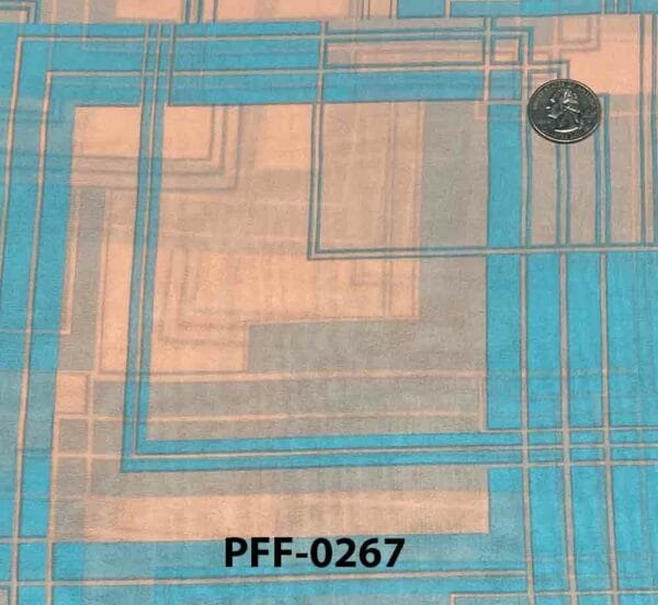 60" Chiffon Fancy Plaid Print *Limited Stock* - Image 2