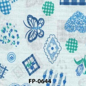 60" Poly/Cotton Print Hearts & Flowers