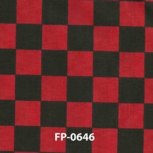 60" Poly/Cotton Checkered Print